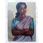 1955. Чуйков. Студентка из Калькутты