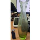 Ваза старинная Ранний СССР или Царизм. Зеленое стекло