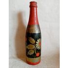 Хохлома 1975 г бутылка СССР УССР сувенирная этикетка