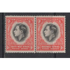 1937 Юго Западная Африка * Коронация George VI, сцепка 2 марки 1d