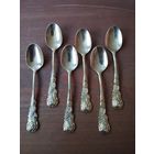 Ложки кофейные королевская Роза (полностью позолоченные). СССР