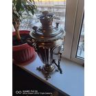 Самовар дровяной Рюмка Гранёная Никелированный не течёт трёхдневный аукцион