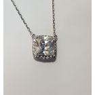 Кулон, цепочка, колье. Размер кулона 1*1 см, длина цепочки 45 см