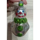 Елочные игрушки стекло, клоун
