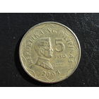 Филиппины. 5 писо. 2005. С 20 копеек. Распродажа коллекции. Смотрите другие лоты.