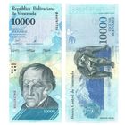Венесуэла 10000 боливаров образца 2017 года UNC p98b