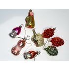 Ёлочные игрушки СССР стекло лот