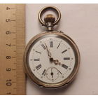Редкие ЧАСЫ СЕРЕБРО старинные КАРМАННЫЕ Царские РАБОЧИЕ. 8
