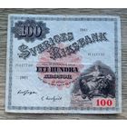 Werty71 Швеция 100 крон 1961 банкнота