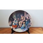 Тарелка Первая настенная "Дедушка рассказывает историю" художник Альберт Анкер коллекция "Наследие Анкера" Швейцария.