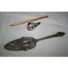 ЛОПАТКА СЕРЕБРО 800 ПРОБА В СТИЛЕ БАРОККО КОНЕЦ 19 века