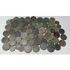 Сборный лот монет Российской империи. 120 шт. 500 гр