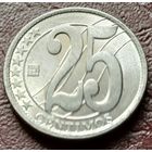 Венесуэла 25 сентимо, 2007    ( 2-1-4 )