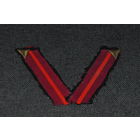 Оригинальные петлицы ефрейтора РККА от 1940г с родным ТРЕУГОЛЬНИКОМ из  жёлтого металла.