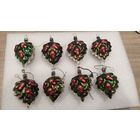 Игрушка елочная Жёлуди Дубовый лист 8 штук