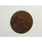 Испания 10 сентимо 1870г