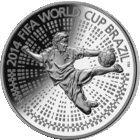 100 рублей 2013 Республика Беларусь Чемпионат мира по футболу 2014 года. Бразилия пруф сертификат