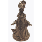 Колокольчик Лиса в сарафане Бронза