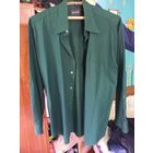 Рубашка мужская зелёная Элиз 41 ворот спина 80.