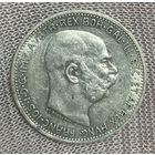 Монета Австро-Венгрия 1 крона 1912 год. Франц Иосиф I. Серебро