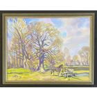 Поплавский Г.Г "Тёплый день", 2004г. Холст, масло. Размер 45х60 см.