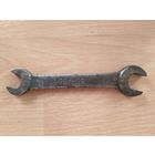 СССР ключ гаечный от ЗИП военной техники 17на19  330-739 клеймо неизвестного завода в ромбе, клеймо ОТК