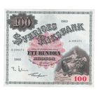 Швеция 100 крон 1960 года