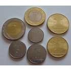Саудовская Аравия. набор 7 монет 1, 5, 10, 25, 50 халала 1, 2 реала 2016(1438) год