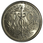 Боливия 50 сентаво, 1939 [UNC] (холдер)