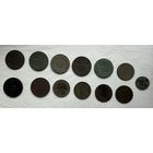 Медные монеты сборный лот