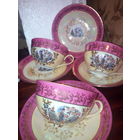 Чайный набор чашек с блюдцами ГДР