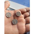 США 10 центов ( дайм) 1936,1944,1945 года ,серебро 900 пробы