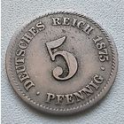 Германия 5 пфеннигов, 1875 С  2-1-11