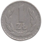 Республика Польша. 1 злотый 1949. Медно - никелевый сплав. Нечастая.