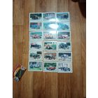 Открытки ретро автомобили 18 шт.