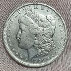 Монета США 1 доллар 1891 год. Доллар Моргана. Монетный двор O Новый Орлеан.
