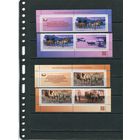 Россия 2025. Животные на фронтах. Верхняя и нижняя сцепки с купонами. Восемь сцепок