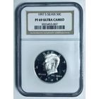 50 центов 1998 s Кеннеди серебро США pf 69 ultra cameo старый слаб!!