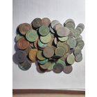 Монеты РИ 100штук 1869-1915гг