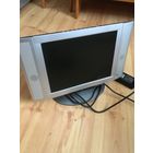 Монитор для компьютера и вместо  телевизора.диагональ 38 см.