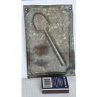 Металическая домовая пожарная табличка знак вывеска лапата .