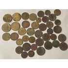 Монеты 40 шт. Разные, ранний СССР.
