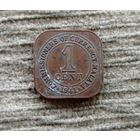 Werty71 Малайя 1 цент 1941