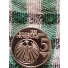 Германия 5 марок 1985 Год музыки