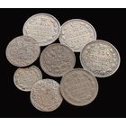 8 СЕРЕБРЯНЫХ МОНЕТ РОССИЙСКОЙ ИМПЕРИИ (АЛЕКСАНДР II, АЛЕКСАНДР III, НИКОЛАЙ II )