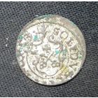 Солид Кристины Августа 1653 г. Рига в сохране
