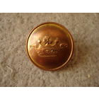 Большая красивая ливрейная пуговица с дворянской короной. Россия, первая половина 19 века.