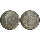 5 лир 1811 г. Наполеон Бонапарт. Королевство Италия. Серебро. КМ# 10