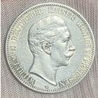Монета 5 марок 1906 год. Пруссия. Германская империя. Вильгельм II.