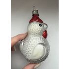 Елочная игрушка птица петух петушок СССР